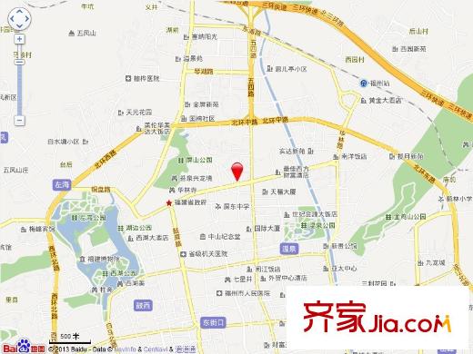 福州豪廷交通圖