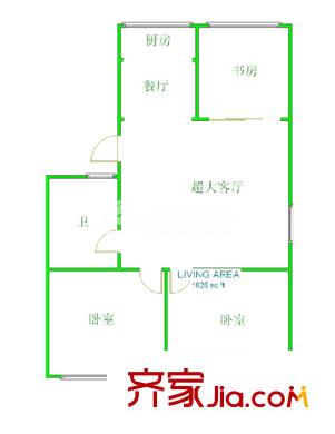 福祥社區(qū) 3室戶型圖