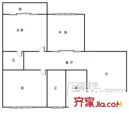 福祥社區(qū) 3室戶型圖