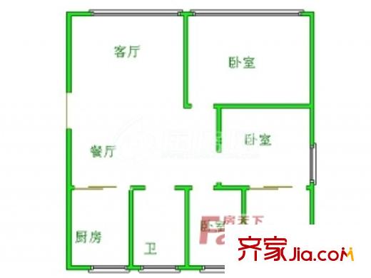鳳會小區(qū) 3室戶型圖
