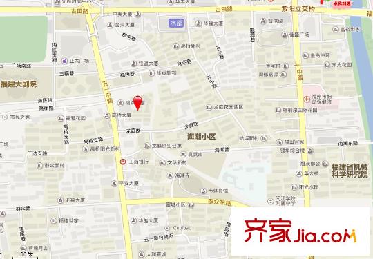 福建省海洋漁業(yè)公司宿舍交通圖