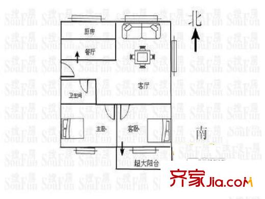 福三小區(qū)戶型圖