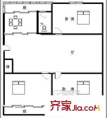 福興樓 戶型圖