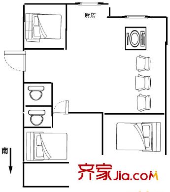 桂枝里新村 戶型圖