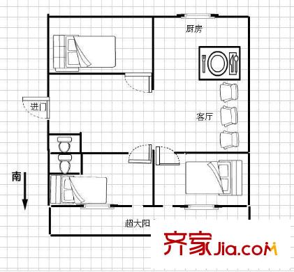 桂枝里新村 戶型圖