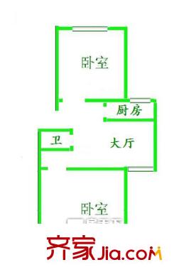 鳳坂新村 2室戶型圖
