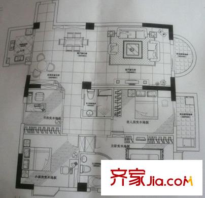 東方嘉景 4室 戶型圖