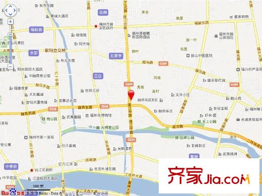 東方華庭交通圖