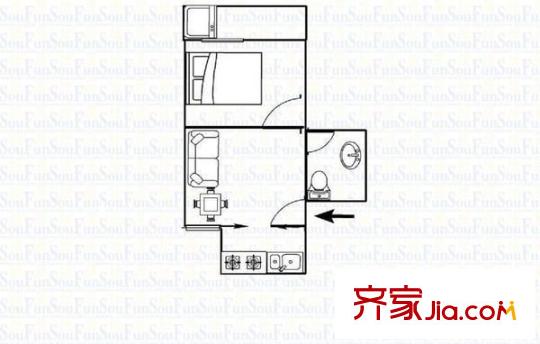蒼霞新城嘉興苑戶型圖戶型圖3 