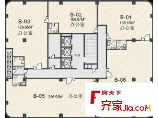 置地廣場(chǎng) 5室 戶型圖