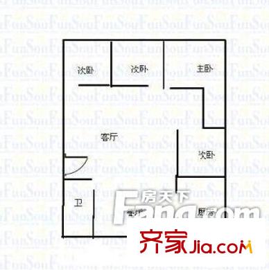 鄭和花園一區(qū) 戶型圖