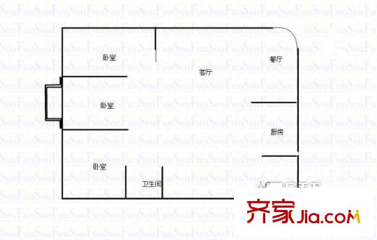 鄭和花園一區(qū) 戶型圖