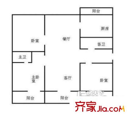 鄭安新苑 戶型圖