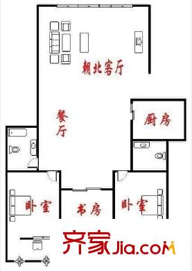 文錦佳園 3室 戶(hù)型圖