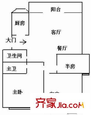旭日云錦 3室 戶(hù)型圖
