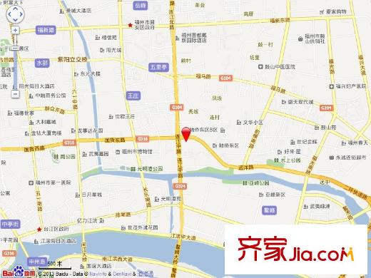 省二建單位宿舍交通圖