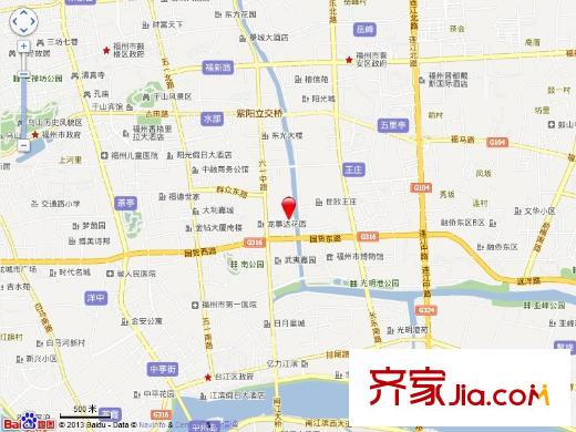 祥安花園交通圖