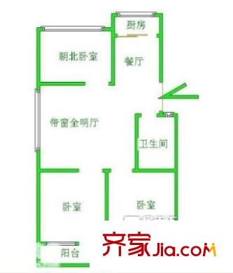 祥安花園戶型圖