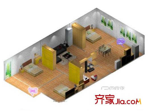 省機(jī)械設(shè)計(jì)院?jiǎn)挝凰奚?戶型圖