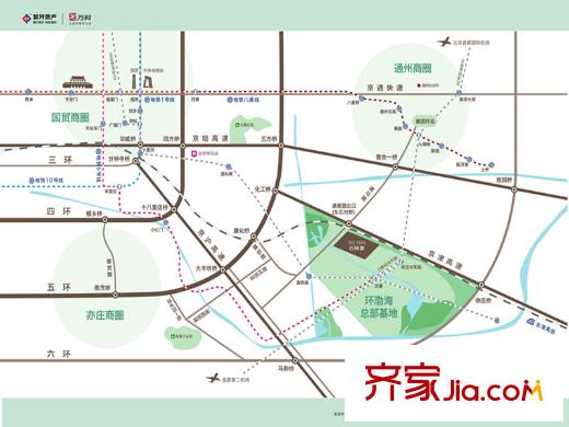 首开万科城市之光交通图