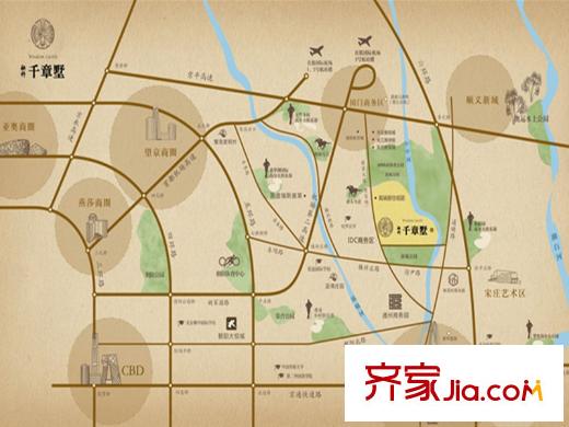 融科・千章墅区位图
