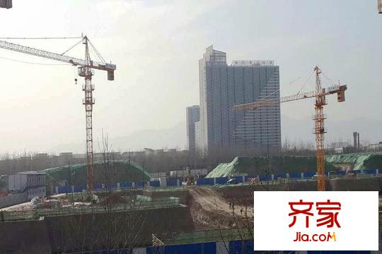 领秀慧谷施工进度图2015.4