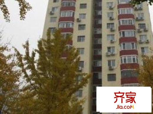 麦子店居住区外景图绿化