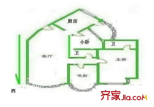 罗马花园 户型图