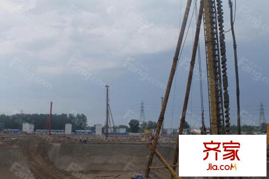 房地远洋・悦山水施工现场2015.06