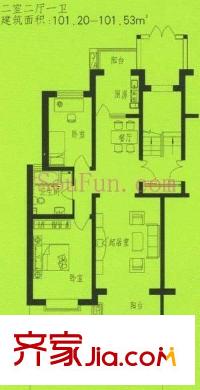 世纪名苑户型图2期光墅板