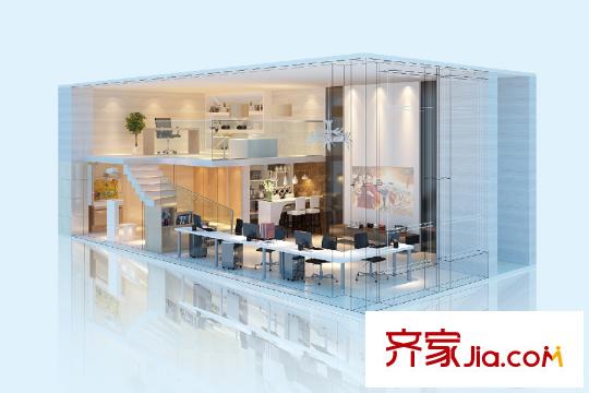 水晶嶼B1戶型圖 1室1廳1衛(wèi)1廚