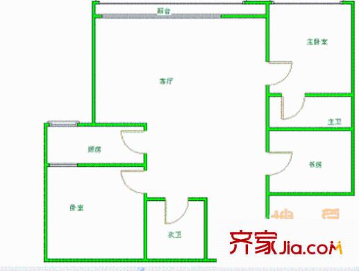 中和家园 4室 户型图