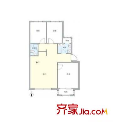 和諧家園一區(qū)戶型圖戶型圖 2室1廳1衛(wèi)1廚