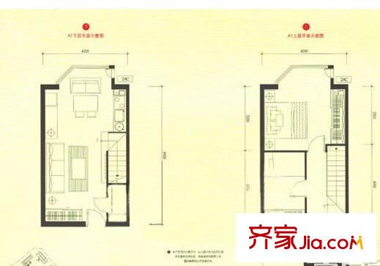 京泰自主城 4室 户型图