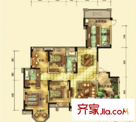 万科大都会 户型图