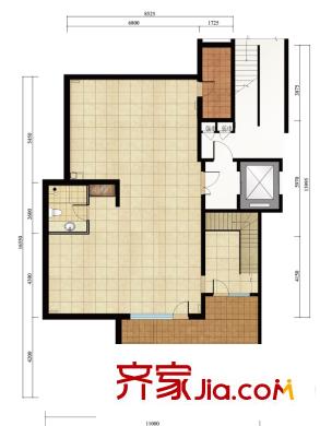 亿城西山公馆户型图新D-B下跃户型图 4室2厅2卫1厨