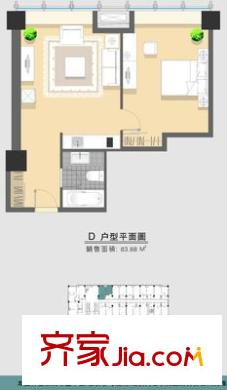 博雅国际中心 户型图