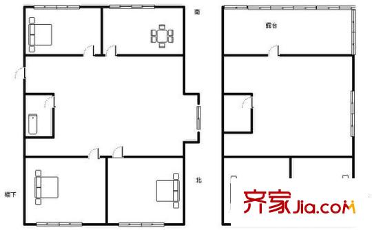 乐栋300 2室 户型图