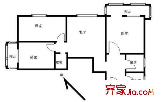 光熙门北里 户型图