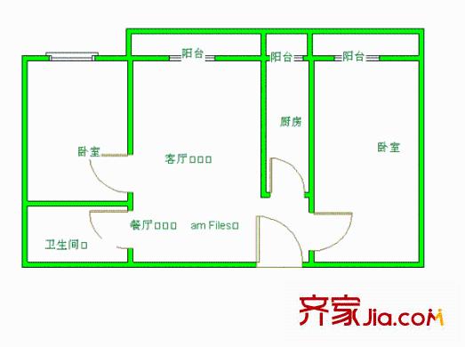 天和人家 户型图