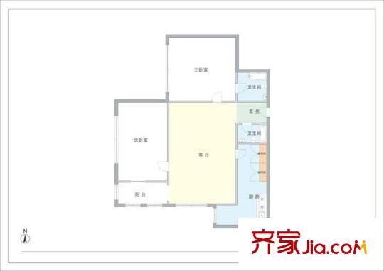 亚运花园 户型图