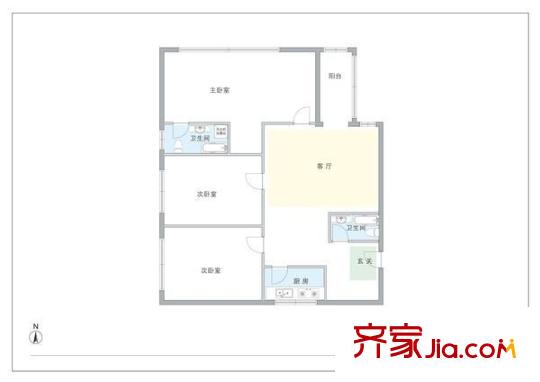 亚运花园 户型图