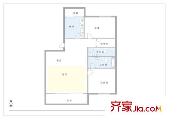 紫薇天悦 户型图