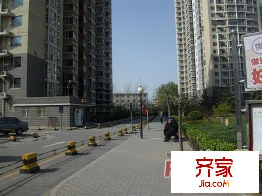 万年花城回迁房外景图