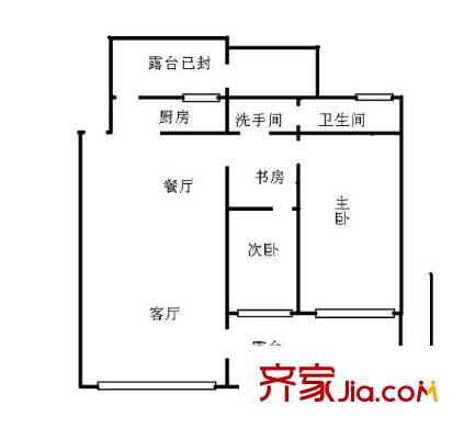 领秀硅谷 3室 户型图