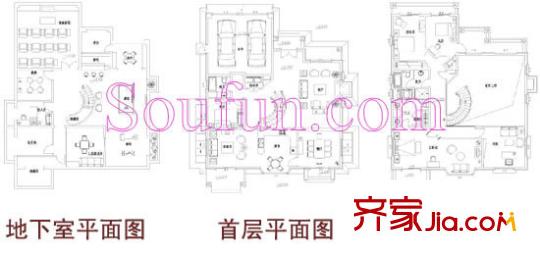 优山美地户型图B-02户型 5室4厅3卫1厨