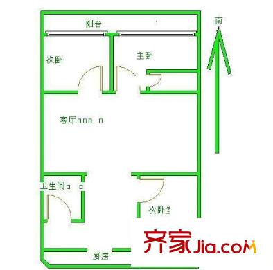 观音惠园 2室 户型图