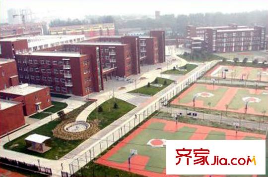 领秀新硅谷别墅配套图周边 北外附校校园风貌