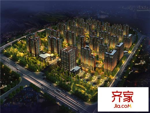 中国铁建・原香漫谷鸟瞰