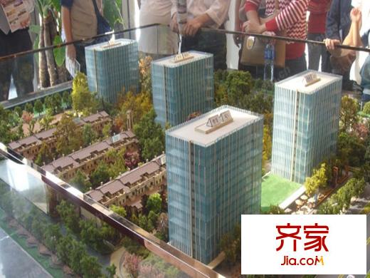 鹭平方米国际外景图沙盘图实景图2013.06
